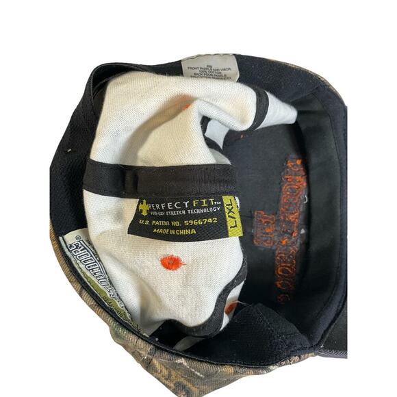 The Brotherhood Cap Camo Camouflage Bow Hunting Distressed Size L/XL 100% Cotton - Picture 7 of 9